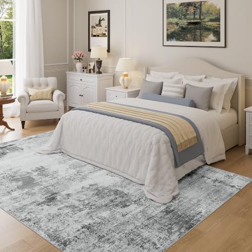 6x9 Area Rugs (Black Gray / 6' x 9' (Rectangular))