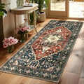 Washable Runner Rug (3' x 6' / Brick Red)