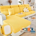 Soothing Home Sofa Covers (Yellow / Headrest Cover)