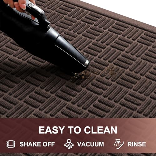 Front Door Mat Outside Entrance (Coffee / 3' x 5'2" (Rectangular))