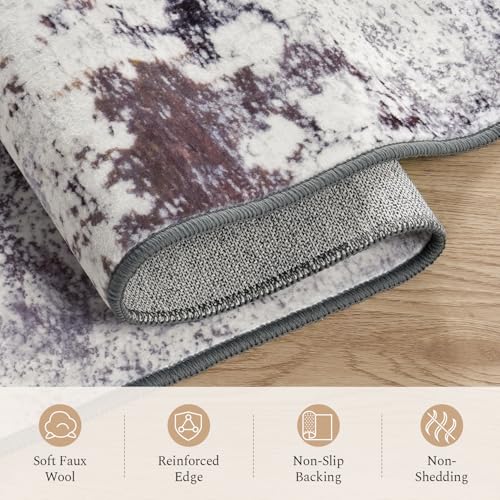 5x7 Area Rugs for Living Room (Sandstone Beige Grey / 5' x 7' (Rectangular))