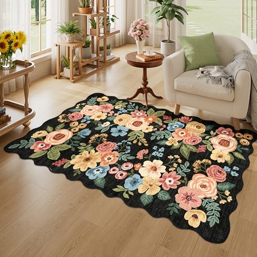 3x5 Area Rugs (Black (Big) / 3' x 5' (Rectangular))