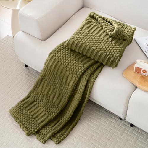 60x80 Inch Green Twin Blanket (Green / Twin(60x80))