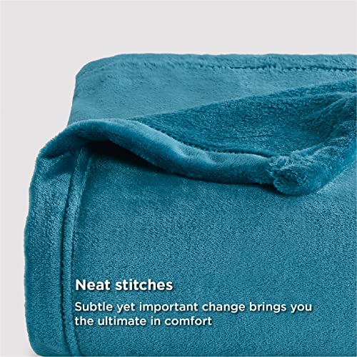 GentleSoft Fleece Blankets King Size Teal (Teal Blue / King (108" x 90"))