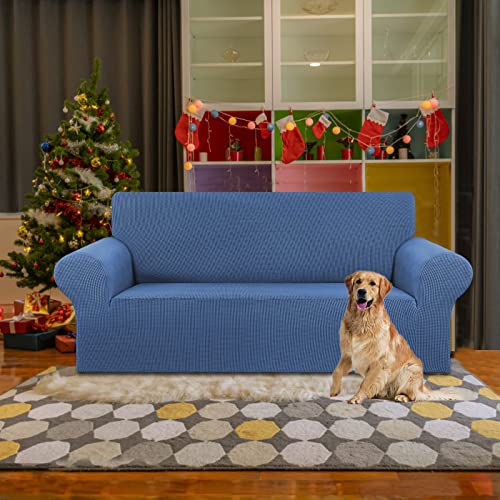 Stretch Loveseat Couch Cover (Riverside / Medium)