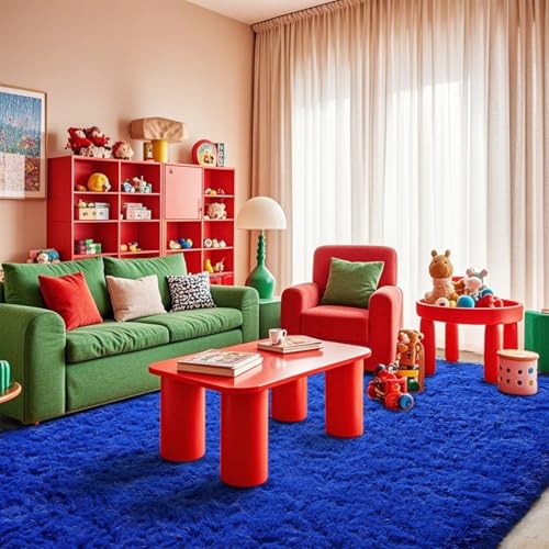 Large Rug for Living Room 6x9 (Royal Blue / 6' x 9' (Rectangular))