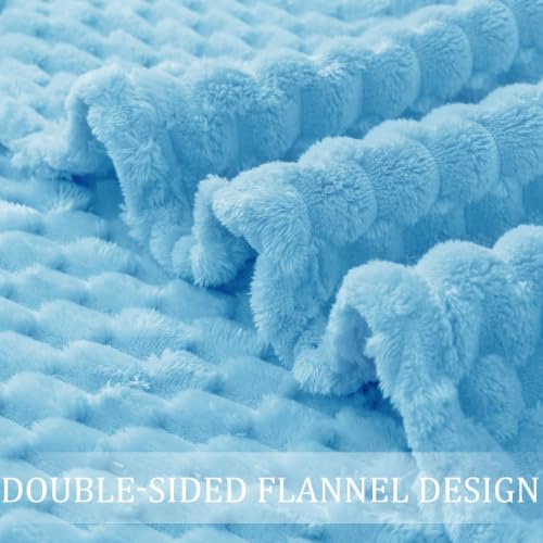 3D Fleece Twin Size Blanket for Bed (Blue / Twin ( 60x80 IN ))