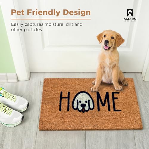 Coir Welcome Mat (Home Dog / 17x29)