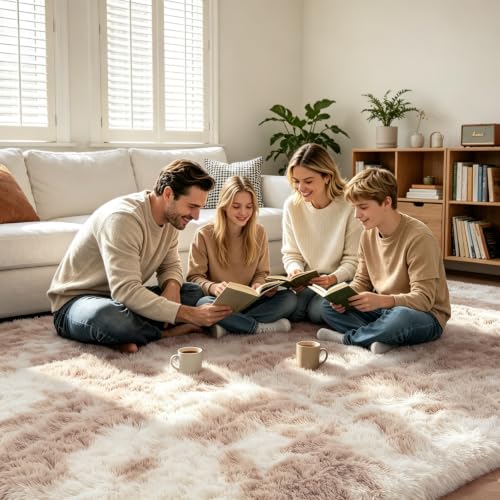 Shag Area Rugs for Bedroom Living Room