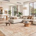 8x10 Area Rugs for Living Room (Jasper Orange / 8' x 10' (Rectangular))