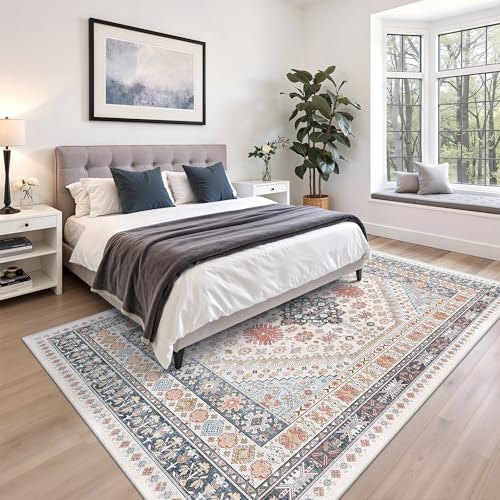 7x9 Area Rugs for Living Room (Multi Color / 7' x 9' (Rectangular))