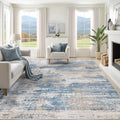 10x14 Area Rugs for Living Room (Blue Beige / 10' x 14' (Rectangular))