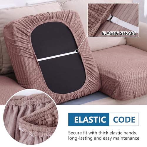 Waterproof Couch Cushion Covers for Pets (Camel / 3PCS)