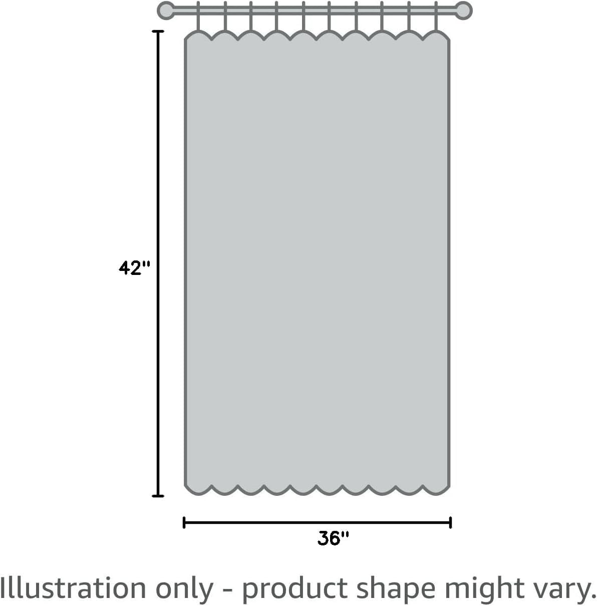 Biscotti Beige Blackout Curtains for Window 42" w x 36" L 2 Panels (Biscotti Beige / 42"W x 36"L (Pack of 2))