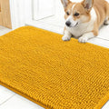 Dog Door Mat for Muddy Paws 30x17 (Golden Yellow / 30" X 17")