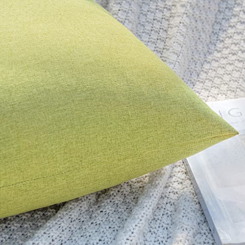 Decorative Outdoor Pillow Covers Waterproof 20x20 Moss Green (20" x 20" (Pack of 2) / Moss Green)
