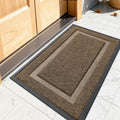 Front Door Mat 23.5x15.5 (Brown / 23.5" x 15.5")