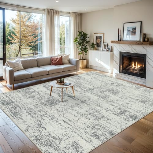 9x12 Area Rug Living Room (Grey / 9' x 12' (Rectangular))