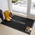 WeatherMAX Door Mat (Black Welcome / 47" x 35")