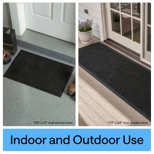 WeatherMAX Door Mat (Black Diamond / 35" x 23")