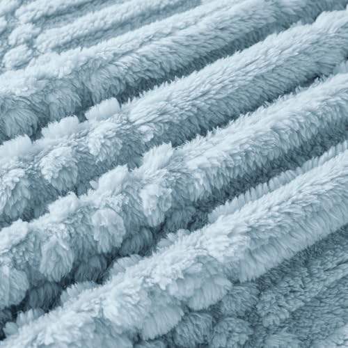 Blue Throw Blanket (Sea Blue / Throw(50x60))