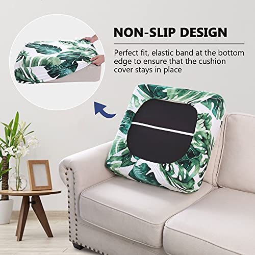 Printed Couch Cushion Covers (Green / Seat Cover Small)