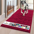 Super Water Absorbent Door Mat Indoor (Maroon / 36" x 60")