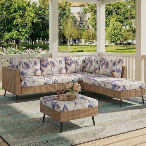 Printed Couch Cushion Covers (Beige / Seat Cover 3 Pack)