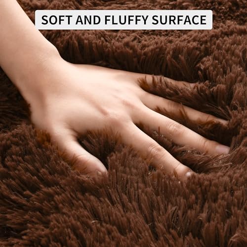 5x8 Brown Area Rugs for Living Room Bedroom (Brown / 5' X 8' (Rectangular))