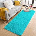 2x5 Machine Washable Runner Rugs for Hallway (2x5 Ft / Teal Blue)