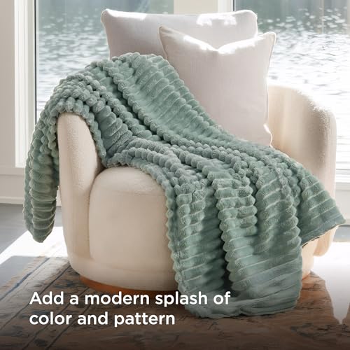 Soft Twin XL Blanket for Bed Dorm Sage Green 66"x90" (Sage Green / Twin XL)