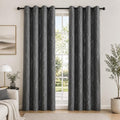 Living Room Curtains 72 Inches Long (Light Grey/Tree Branch / 42"W x 72"L (Pack of 2))