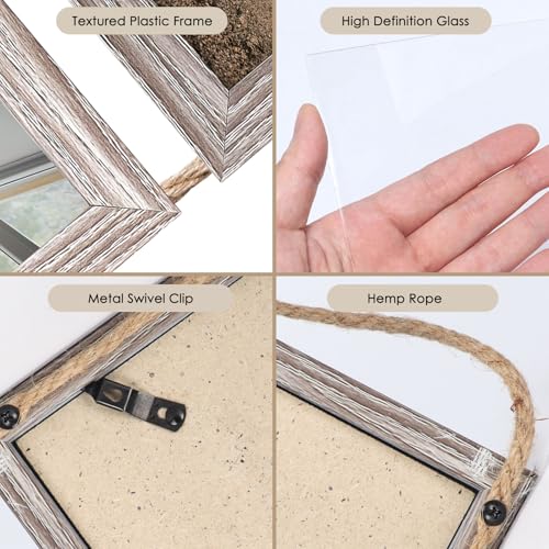Collage Picture Frame 5x7 (Rustic / 5x7-6 Opening)