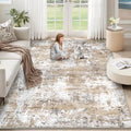 5x7 Area Rugs for Living Room (Beige / 5' x 7' (Rectangular))