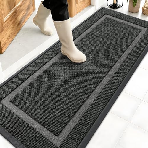 Front Door Mat Outside 59x20 (Black / 59" x 20")