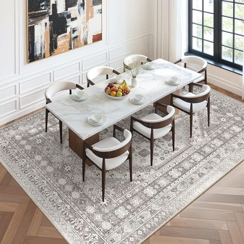8x12 Area Rugs for Living Room (Brown/Beige / 8' x 12' (Rectangular))