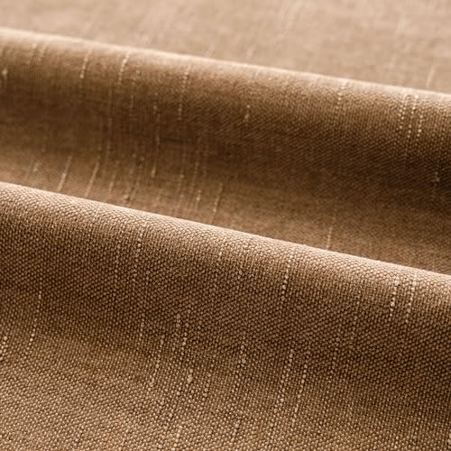 Solid Textured Chenille Throw Pillow Covers 24x24 Inch (24" x 24" (Pack of 2) / Bronze)