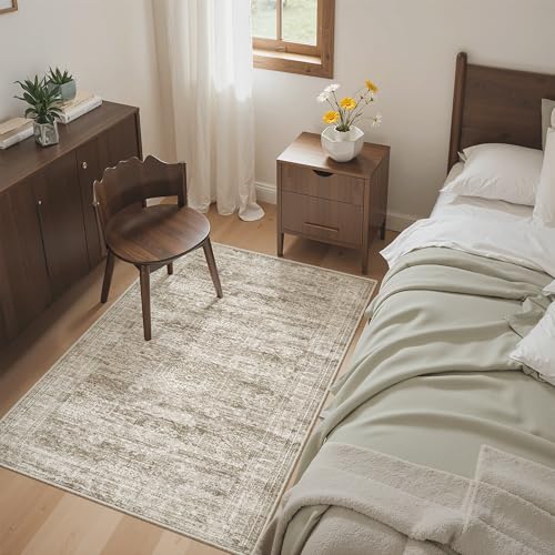 3x4 Rugs Non Slip (Brown / 3' x 4' (Rectangular))