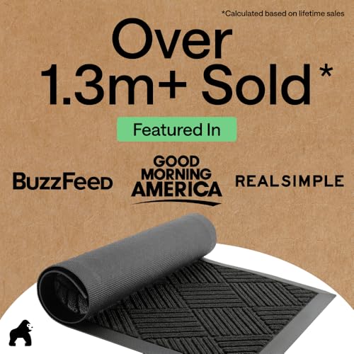 WeatherMAX Door Mat (Black Diamond / 35" x 23")