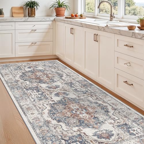 Washable 3x7 Hallway Runner Rug (3' x 7' (Rectangular) / Brick)