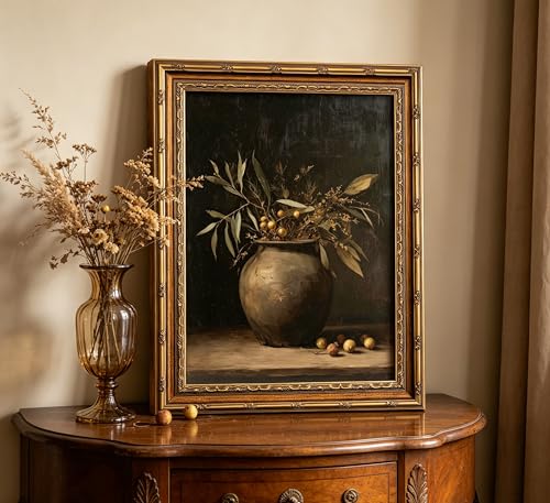 3D Textured Canvas Wall Art (Framed Olives / 11"L x 9"W)