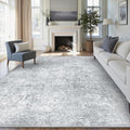 8x10 Area Rug Vintage Gray Distressed (Distressed Grey / 8' x 10' (Rectangular))