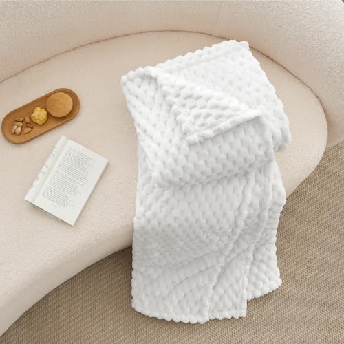 White Twin Blanket for Couch (White / Twin(60"x80"))