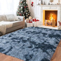 Super Fluffy Area Rug for Living Room 5x7 (Blue Grey / 5' x 7' (Rectangular))