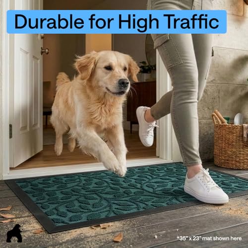 WeatherMAX Door Mat (Moss Vine Leaves / 35" x 23")