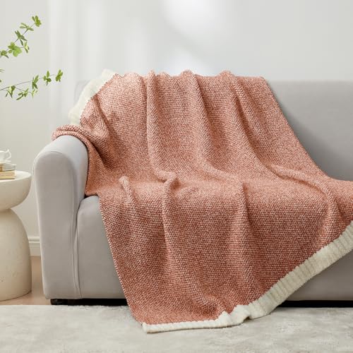 Orange Throw Blanket for Fall (Heather Orange / Throw (50"x60"))