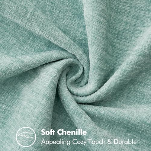 Decorative Lumbar Throw Pillow Covers 12x20 Inch Aqua Haze 2 Pack (Aqua Haze / 20" x 12" (Pack of 2))