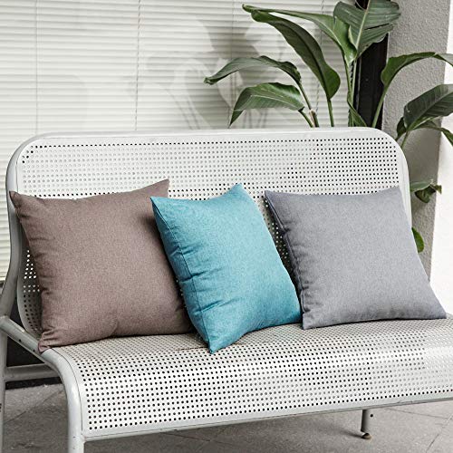 Decorative Outdoor Pillow Covers Waterproof 18x18 Turquoise (18" x 18" (Pack of 2) / Turquoise)