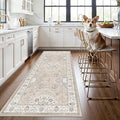 Washable 3x8 Kitchen Runner Rug (3' x 8' (Rectangular) / Beige)