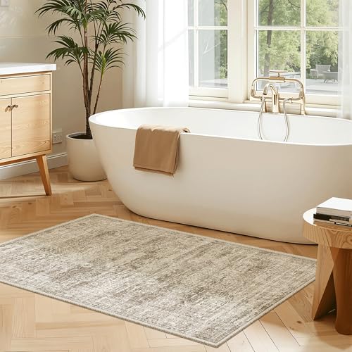 2x3 Washable Rugs for Kitchen (Brown / 2' x 3' (Rectangular))